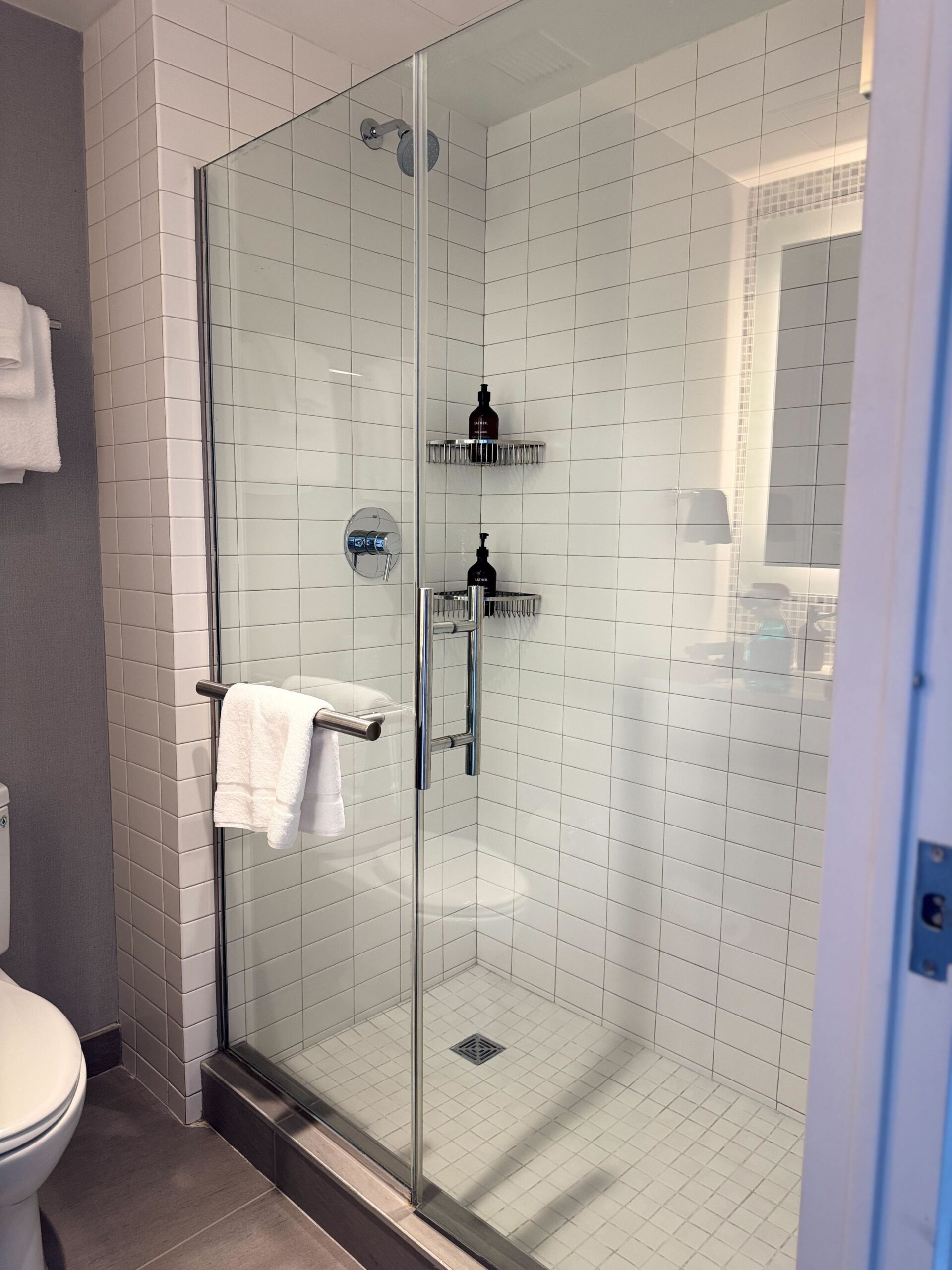 Luxury frameless shower glass Brooklyn