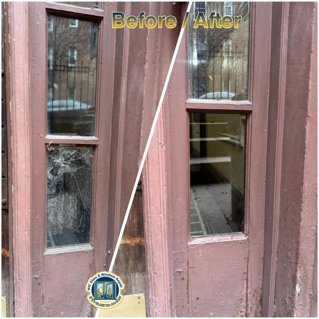 Commercial glass door installation 3