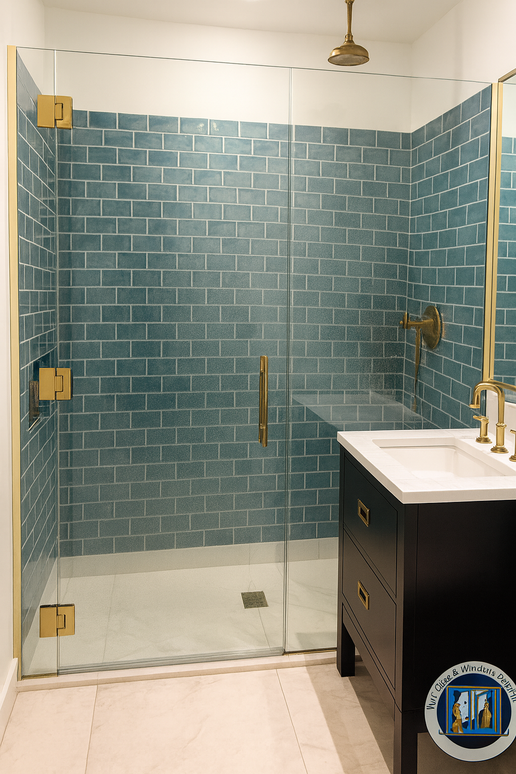 Custom Shower Glass Installation