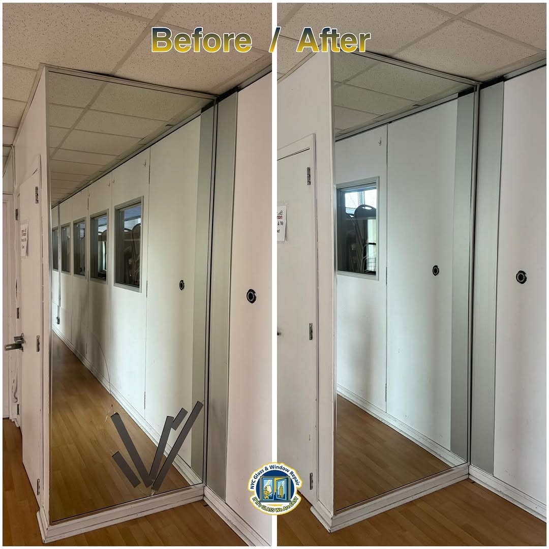 Custom mirror in a hallway 1