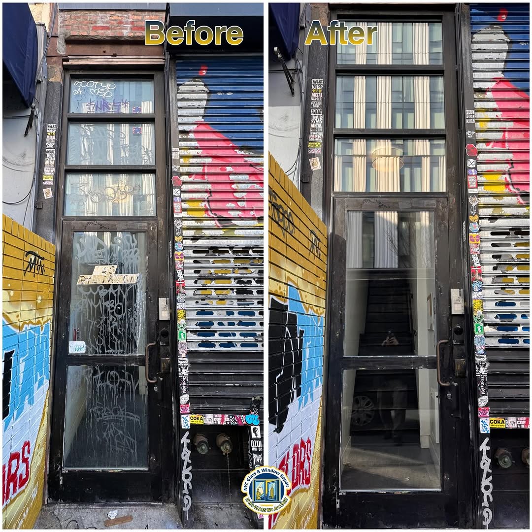 Safety door IGU replacement NYC