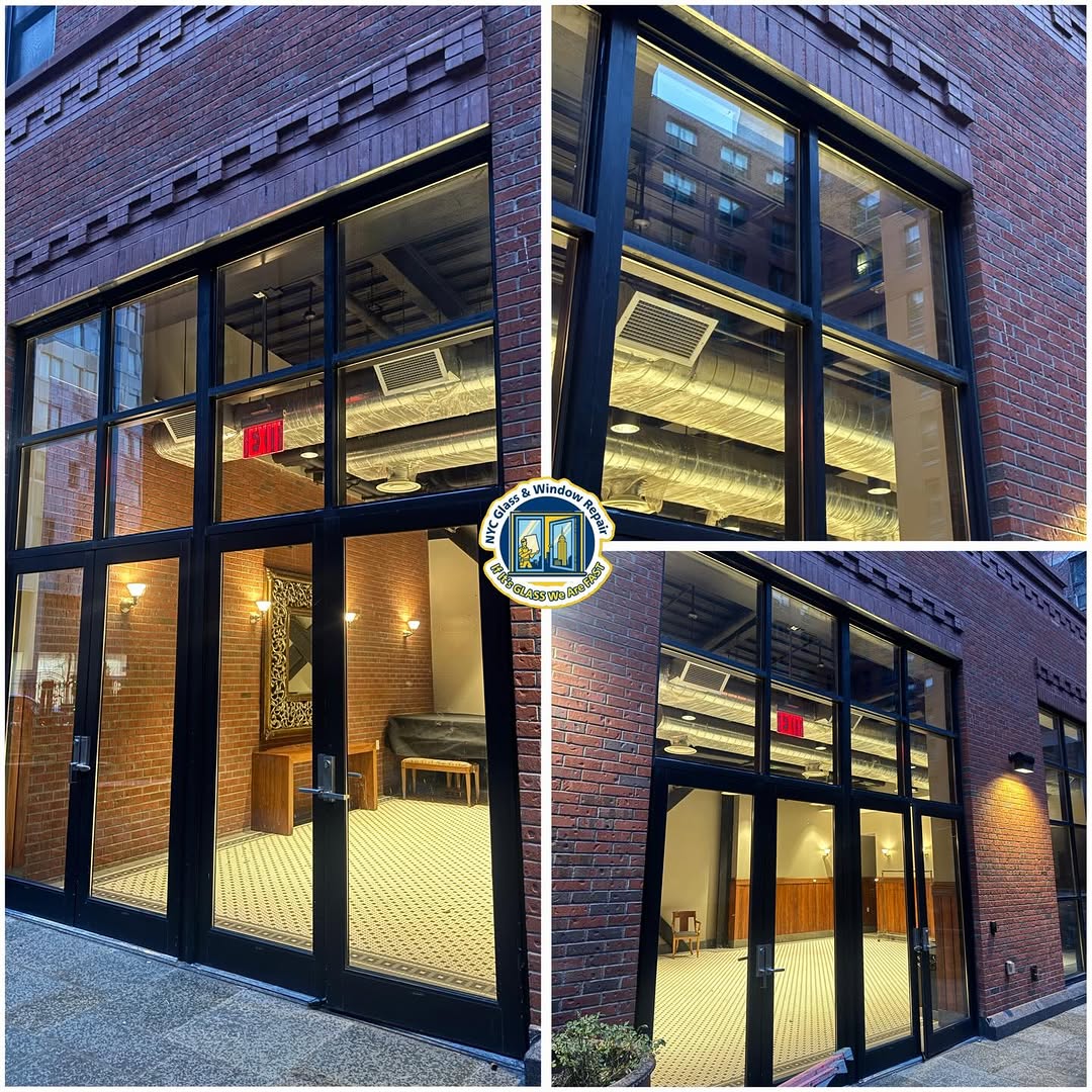 Commercial storefront glass replacement 2