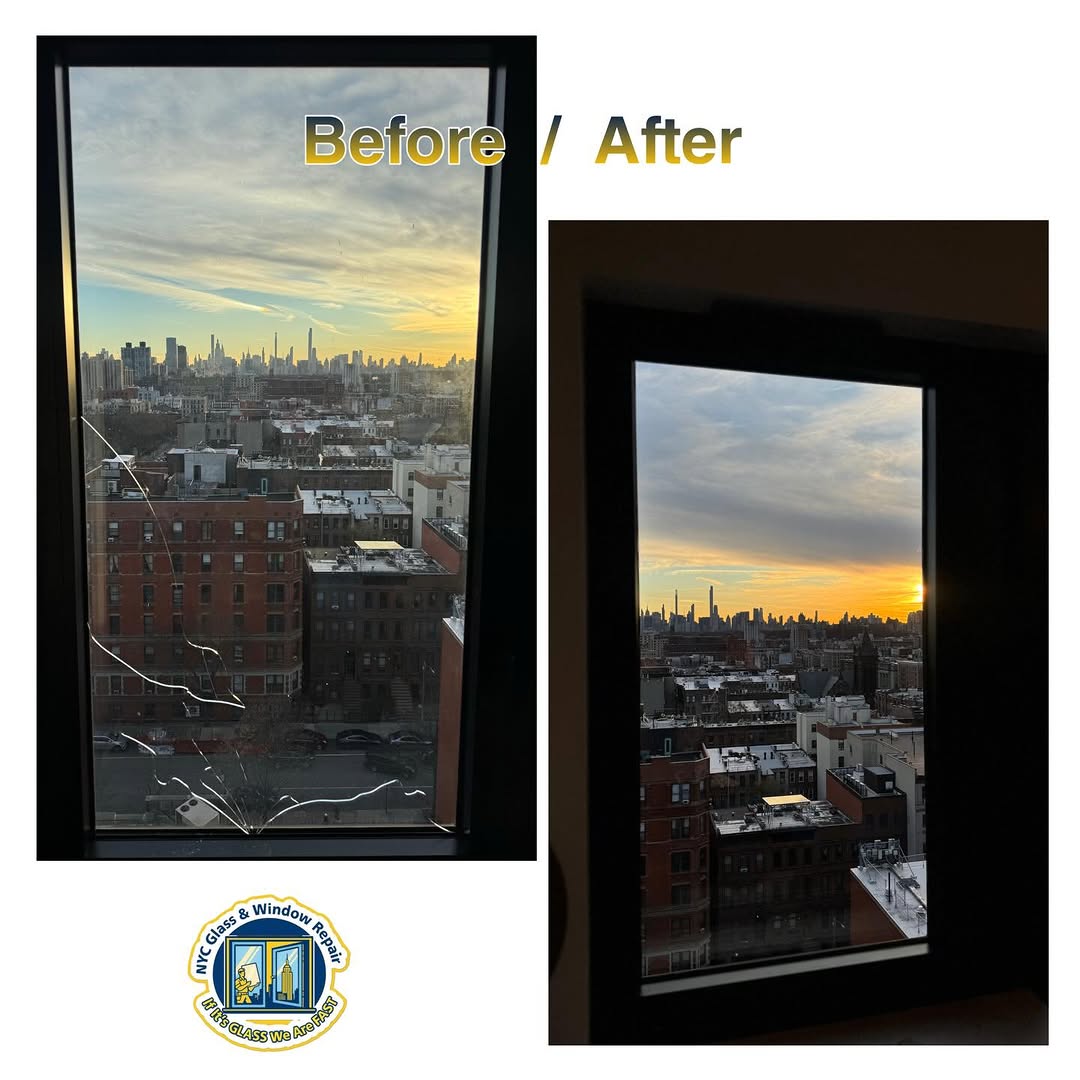 Tilt turn safety IGU glass replacement NYC