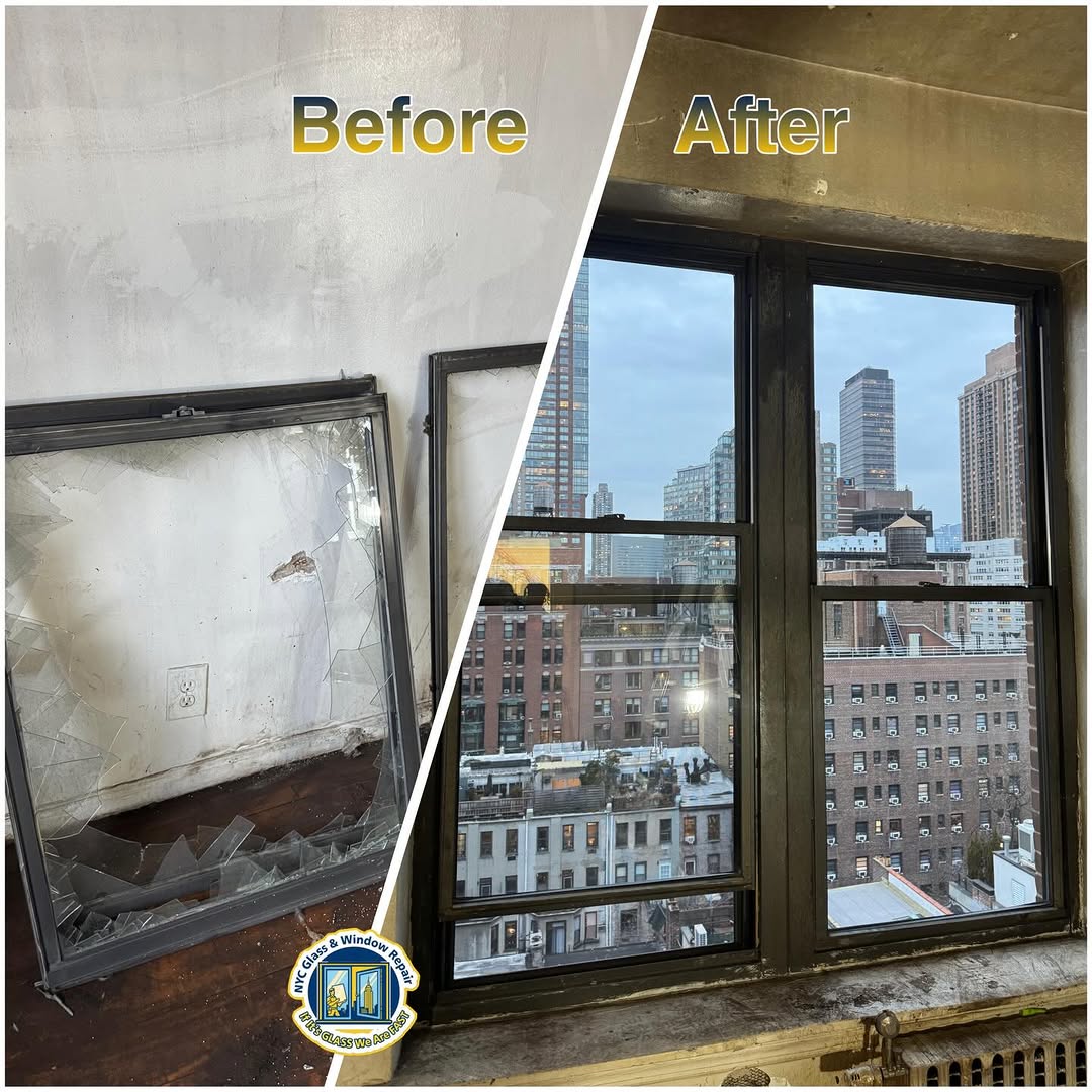 Window replacement NYC after installation new 4