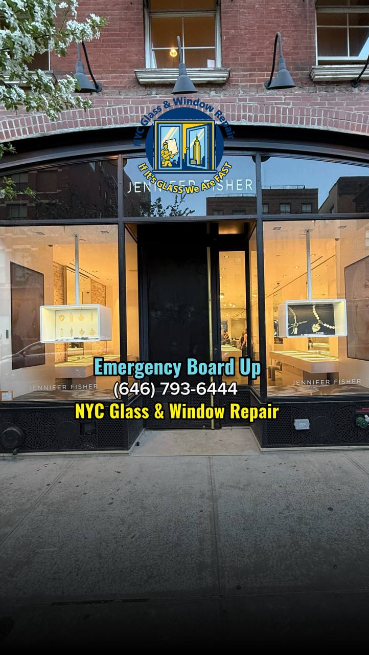 Door safety glass replacement Manhattan