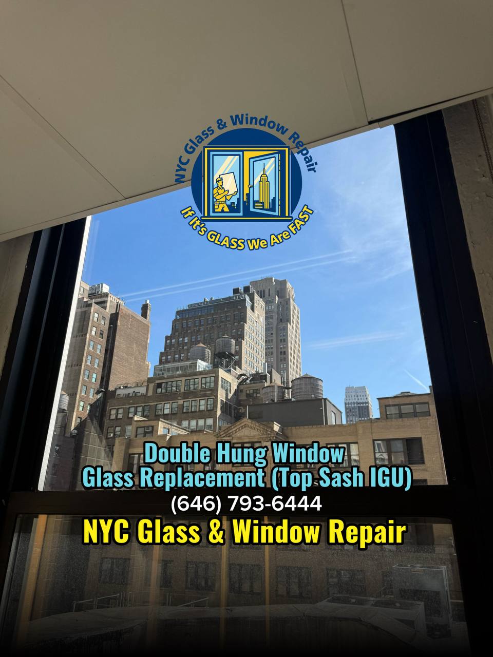 Double Hung Glass Replacement Manhattan