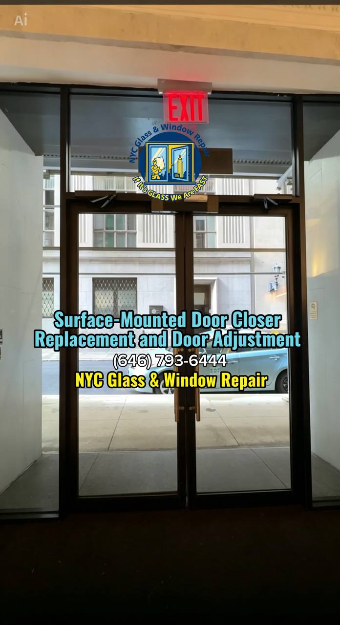 Door safety glass replacement Manhattan