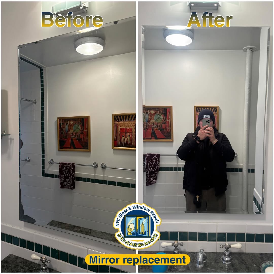 Closet mirror replacement Manhattan