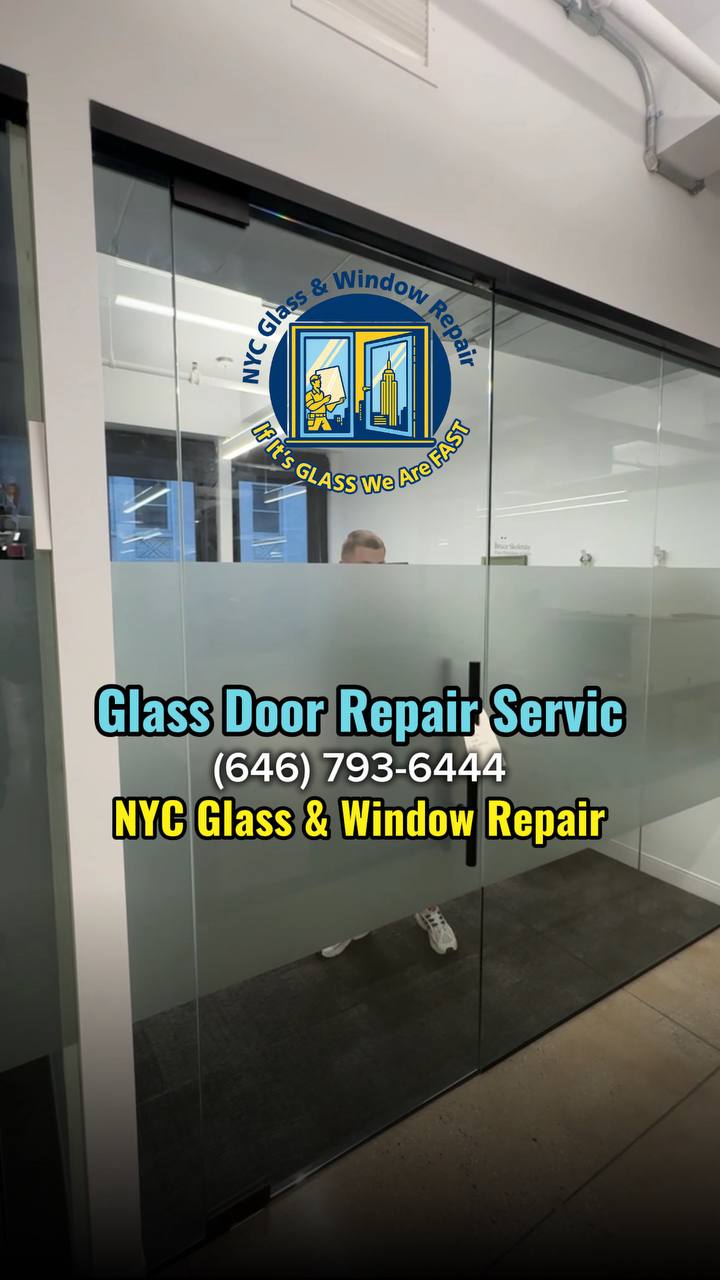 Door safety glass replacement Manhattan