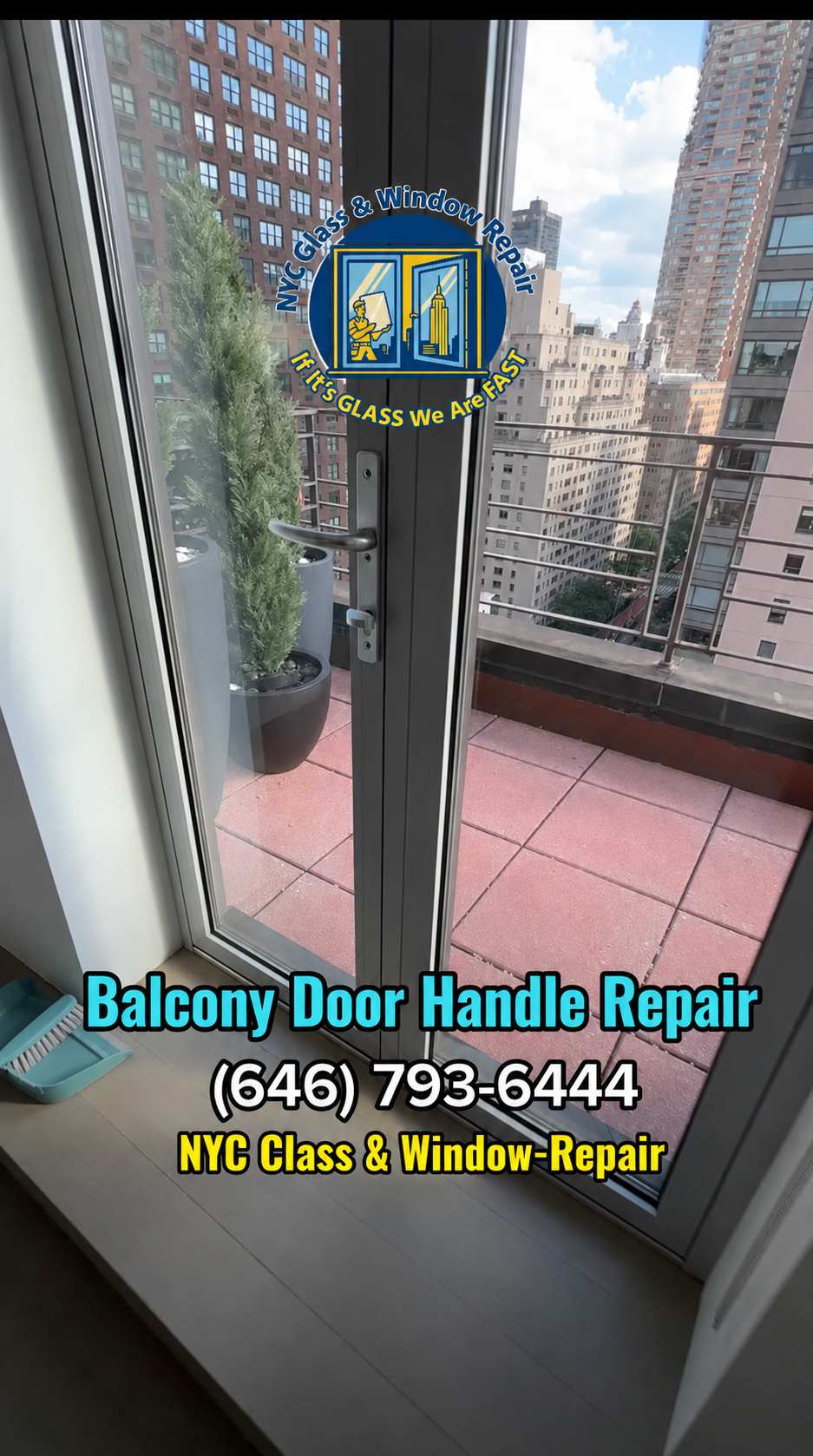 Door safety glass replacement Manhattan