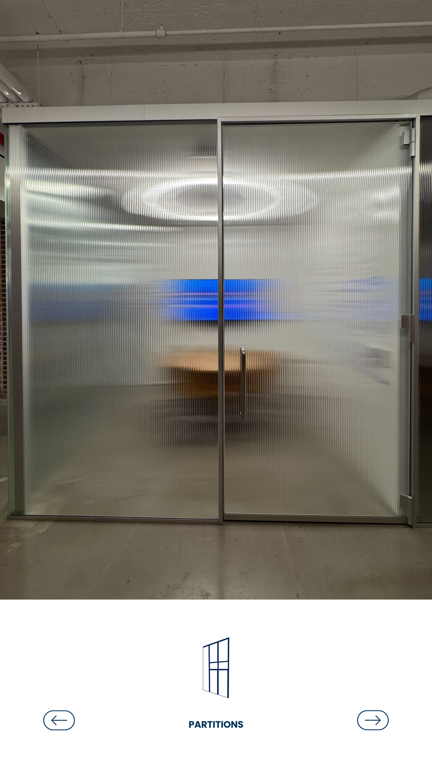 Custom Acoustic Glass Wall NYC