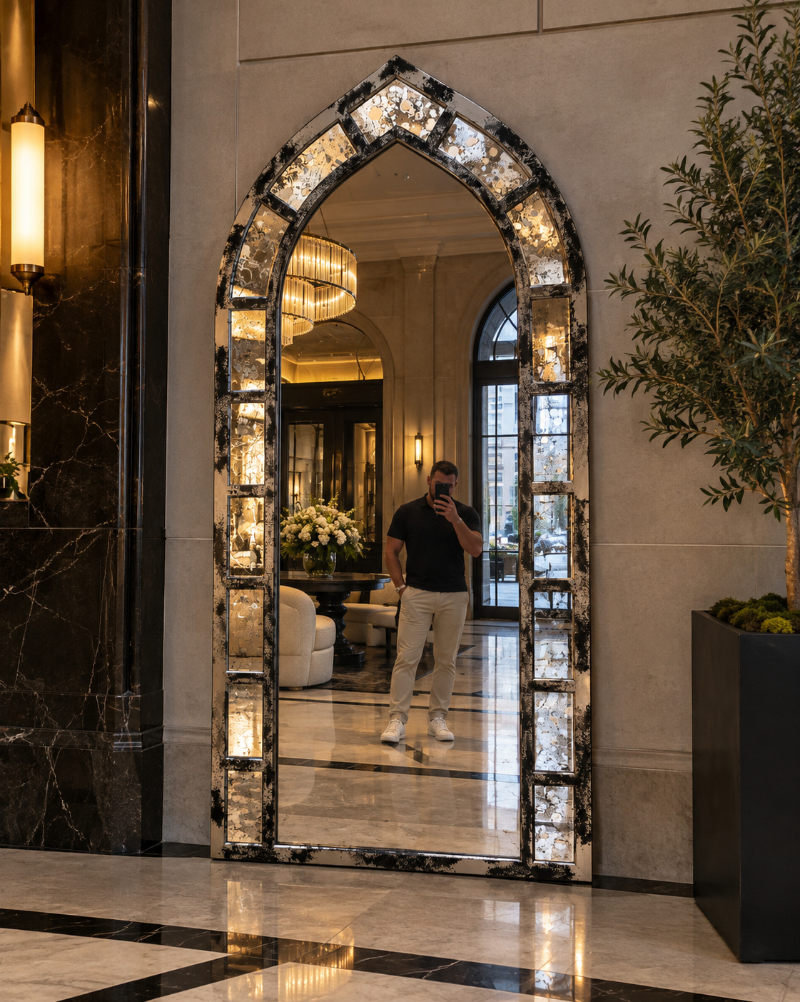 Custom Mirror at the Hotel Lobby - The Mirror Atelier